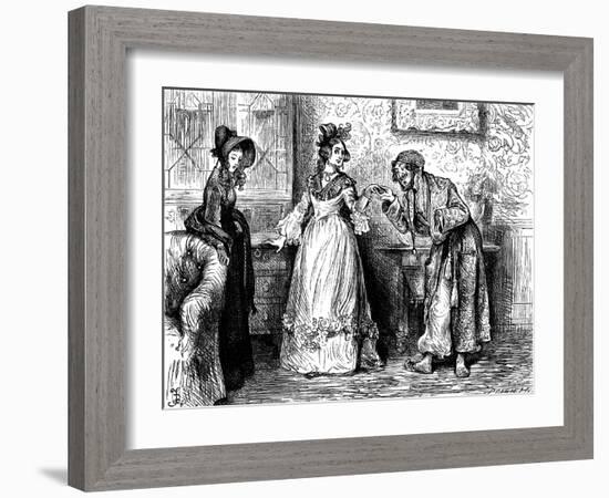 Charles Dickens 's Nicholas Nickleby-Frederick Barnard-Framed Giclee Print