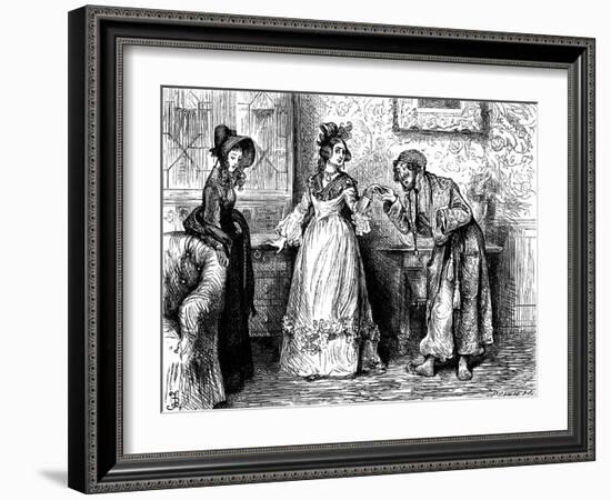 Charles Dickens 's Nicholas Nickleby-Frederick Barnard-Framed Giclee Print