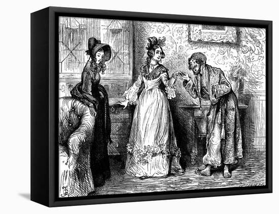 Charles Dickens 's Nicholas Nickleby-Frederick Barnard-Framed Premier Image Canvas