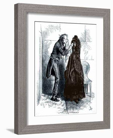 Charles Dickens 's Nicholas Nickleby-Frederick Barnard-Framed Giclee Print