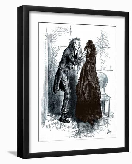 Charles Dickens 's Nicholas Nickleby-Frederick Barnard-Framed Giclee Print