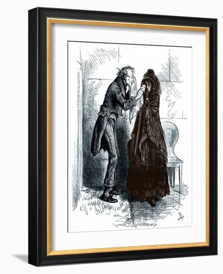 Charles Dickens 's Nicholas Nickleby-Frederick Barnard-Framed Giclee Print