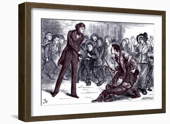 Charles Dickens 's Nicholas Nickleby-Frederick Barnard-Framed Giclee Print