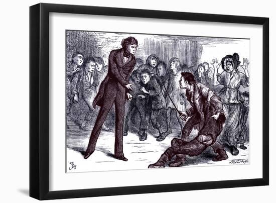 Charles Dickens 's Nicholas Nickleby-Frederick Barnard-Framed Giclee Print