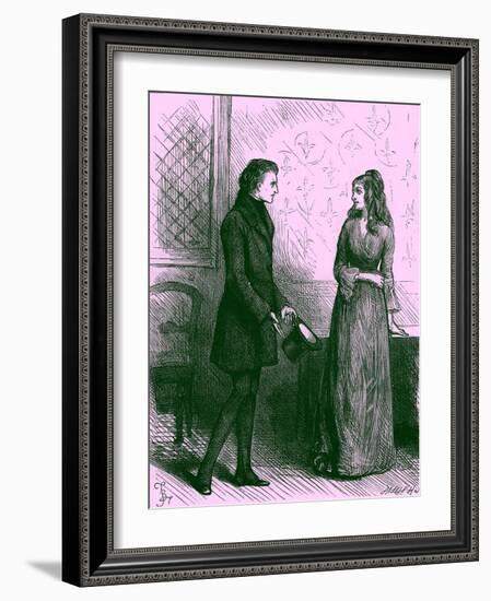 Charles Dickens 's Nicholas Nickleby-Frederick Barnard-Framed Giclee Print