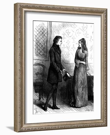 Charles Dickens 's Nicholas Nickleby-Frederick Barnard-Framed Giclee Print