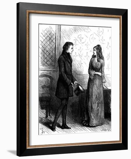 Charles Dickens 's Nicholas Nickleby-Frederick Barnard-Framed Giclee Print