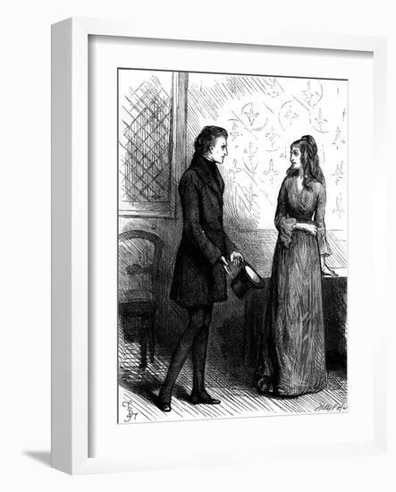 Charles Dickens 's Nicholas Nickleby-Frederick Barnard-Framed Giclee Print