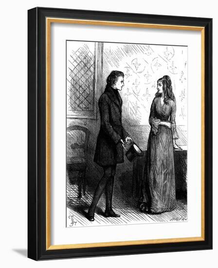 Charles Dickens 's Nicholas Nickleby-Frederick Barnard-Framed Giclee Print