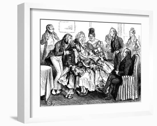 Charles Dickens 's Nicholas Nickleby-Frederick Barnard-Framed Giclee Print