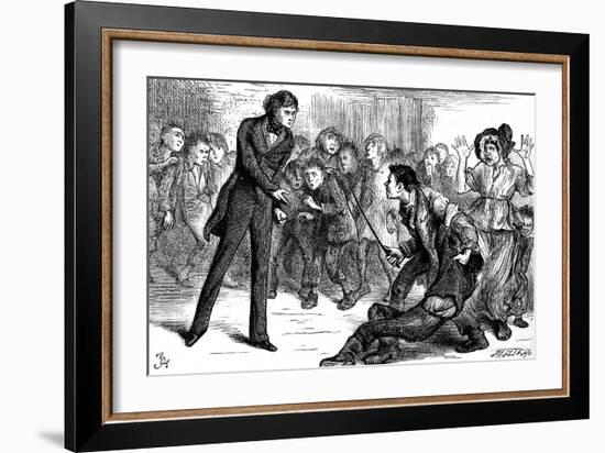 Charles Dickens 's Nicholas Nickleby-Frederick Barnard-Framed Giclee Print