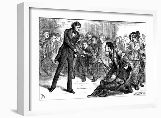 Charles Dickens 's Nicholas Nickleby-Frederick Barnard-Framed Giclee Print