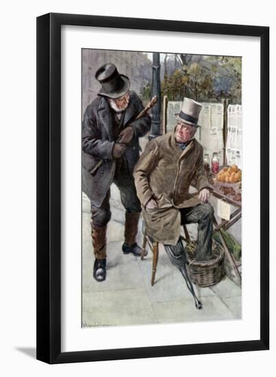 Charles Dickens 's 'Our Mutual Friend'-Harold Copping-Framed Giclee Print