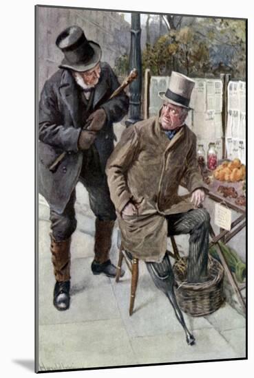 Charles Dickens 's 'Our Mutual Friend'-Harold Copping-Mounted Giclee Print