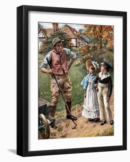 Charles Dickens 's 'The Holly Tree'-Harold Copping-Framed Giclee Print