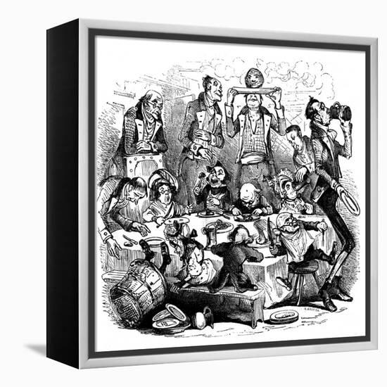 Charles Dickens 's 'The Old Curiosity Shop'-Hablot Knight Browne-Framed Premier Image Canvas