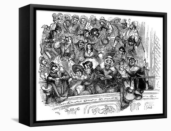 Charles Dickens 's ' The Old Curiosity Shop'-Hablot Knight Browne-Framed Premier Image Canvas