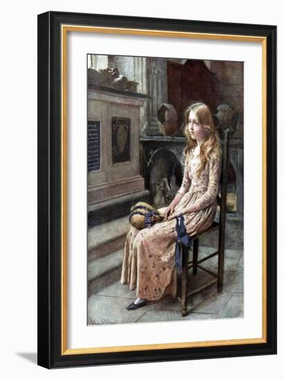 Charles Dickens 's 'The Old Curiosity Shop'-Harold Copping-Framed Giclee Print