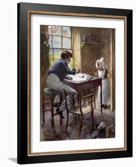 Charles Dickens 's 'The Old Curiosity Shop-Harold Copping-Framed Giclee Print