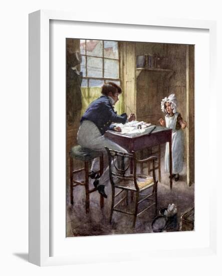 Charles Dickens 's 'The Old Curiosity Shop-Harold Copping-Framed Giclee Print