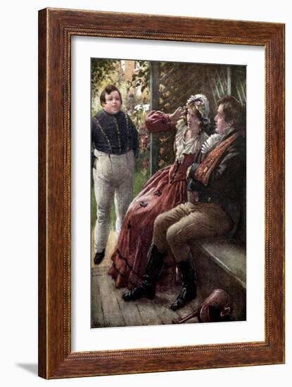 Charles Dickens 's 'The Pickwick Papers'-Harold Copping-Framed Giclee Print