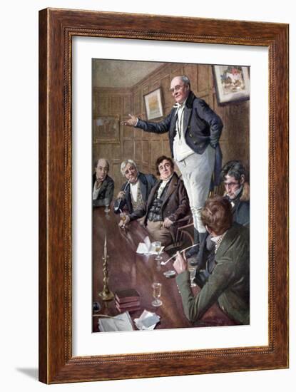 Charles Dickens 's 'The Pickwick Papers'-Harold Copping-Framed Giclee Print