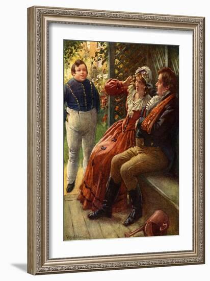 Charles Dickens 's 'The Pickwick Papers'-Harold Copping-Framed Giclee Print