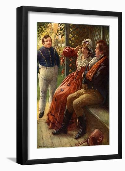 Charles Dickens 's 'The Pickwick Papers'-Harold Copping-Framed Giclee Print