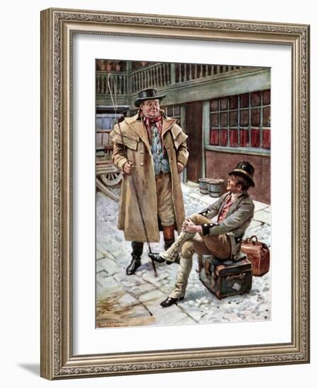 Charles Dickens 's 'The Pickwick Papers'-Harold Copping-Framed Giclee Print