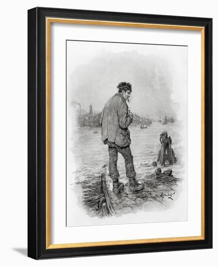 Charles Dickens 's-Frederick Barnard-Framed Giclee Print