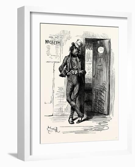 Charles Dickens Sketches by Boz His Line Is Genteel Comedy His Father's Coal and Potato. He Does Al-George Cruikshank-Framed Giclee Print