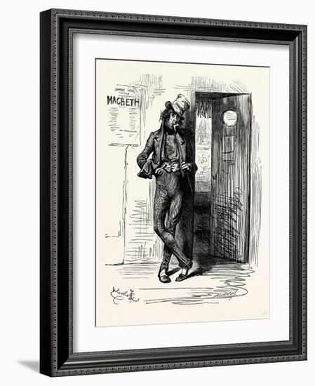 Charles Dickens Sketches by Boz His Line Is Genteel Comedy His Father's Coal and Potato. He Does Al-George Cruikshank-Framed Giclee Print