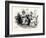 Charles Dickens Sketches by Boz Mrs. Bloss and Mis. Tibbs-George Cruikshank-Framed Giclee Print