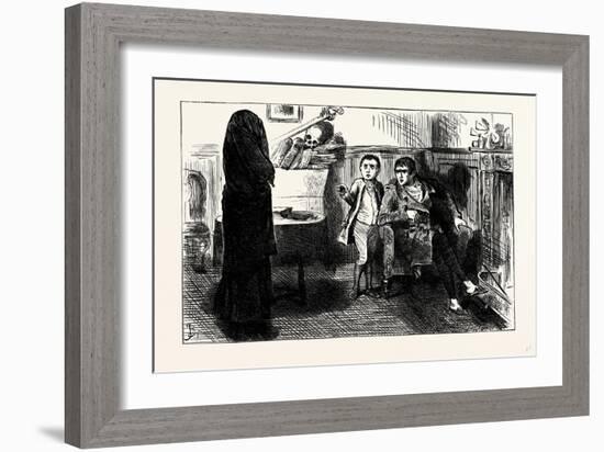 Charles Dickens Sketches by Boz the Black Veil-George Cruikshank-Framed Giclee Print