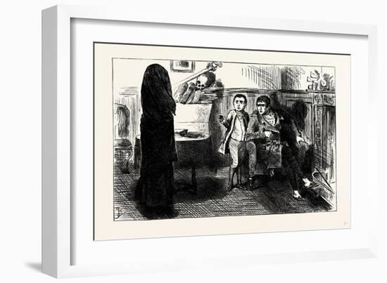 Charles Dickens Sketches by Boz the Black Veil-George Cruikshank-Framed Giclee Print