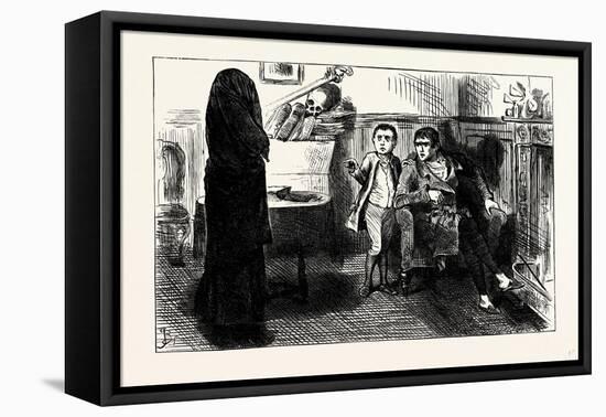 Charles Dickens Sketches by Boz the Black Veil-George Cruikshank-Framed Premier Image Canvas