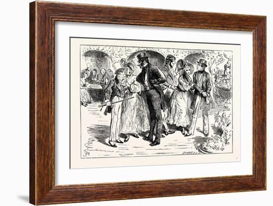 Charles Dickens Sketches by Boz What Do You Mean by That Scoundrel ? Exclaimed Mr. Samuel Wilkins-George Cruikshank-Framed Giclee Print