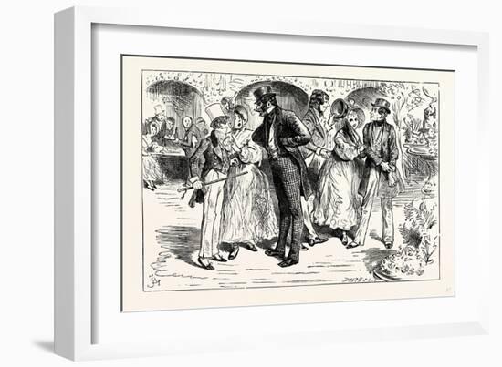 Charles Dickens Sketches by Boz What Do You Mean by That Scoundrel ? Exclaimed Mr. Samuel Wilkins-George Cruikshank-Framed Giclee Print