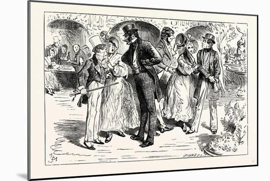 Charles Dickens Sketches by Boz What Do You Mean by That Scoundrel ? Exclaimed Mr. Samuel Wilkins-George Cruikshank-Mounted Giclee Print