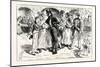 Charles Dickens Sketches by Boz What Do You Mean by That Scoundrel ? Exclaimed Mr. Samuel Wilkins-George Cruikshank-Mounted Giclee Print