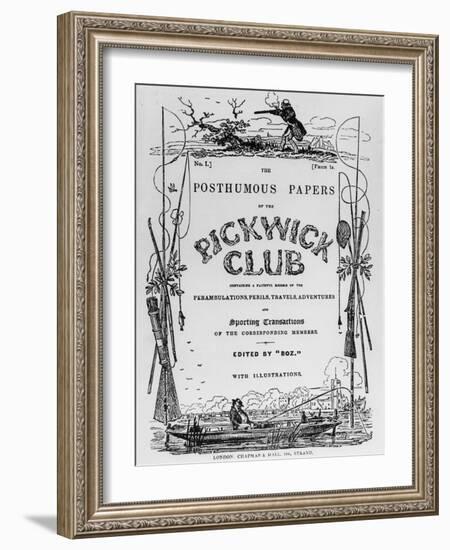 Charles Dickens, The Pickwick Club-null-Framed Giclee Print