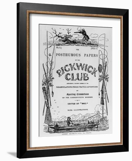 Charles Dickens, The Pickwick Club-null-Framed Giclee Print