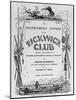 Charles Dickens, The Pickwick Club-null-Mounted Giclee Print