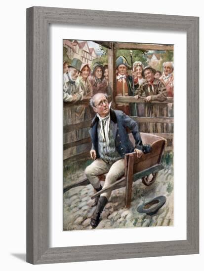Charles Dickens 'The Pickwick Papers'-Harold Copping-Framed Giclee Print