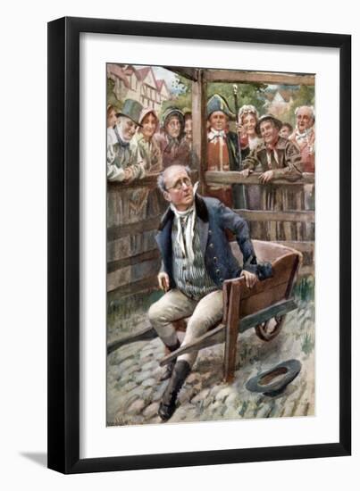 Charles Dickens 'The Pickwick Papers'-Harold Copping-Framed Giclee Print