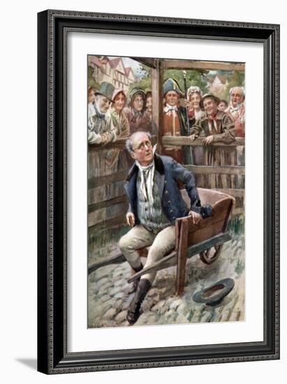 Charles Dickens 'The Pickwick Papers'-Harold Copping-Framed Giclee Print