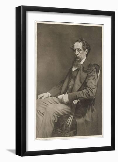 Charles Dickens Writer-null-Framed Art Print