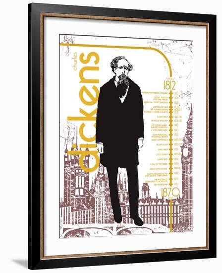 Charles Dickens-Christopher Rice-Framed Art Print