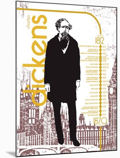 Charles Dickens-Christopher Rice-Mounted Art Print