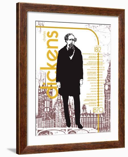 Charles Dickens-Christopher Rice-Framed Art Print